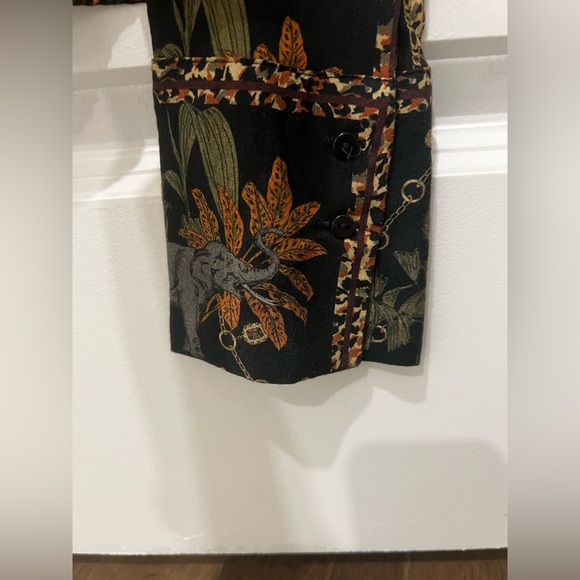 Zara Animal Print Button Down Shirt - Picture 4 of 5